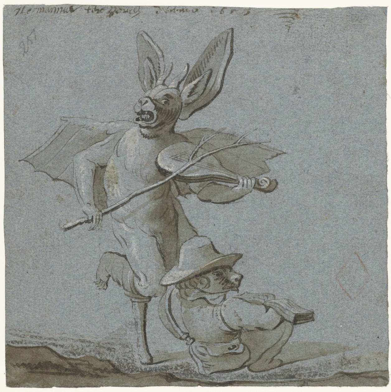 Beestenconcert door Harmen ter Borch