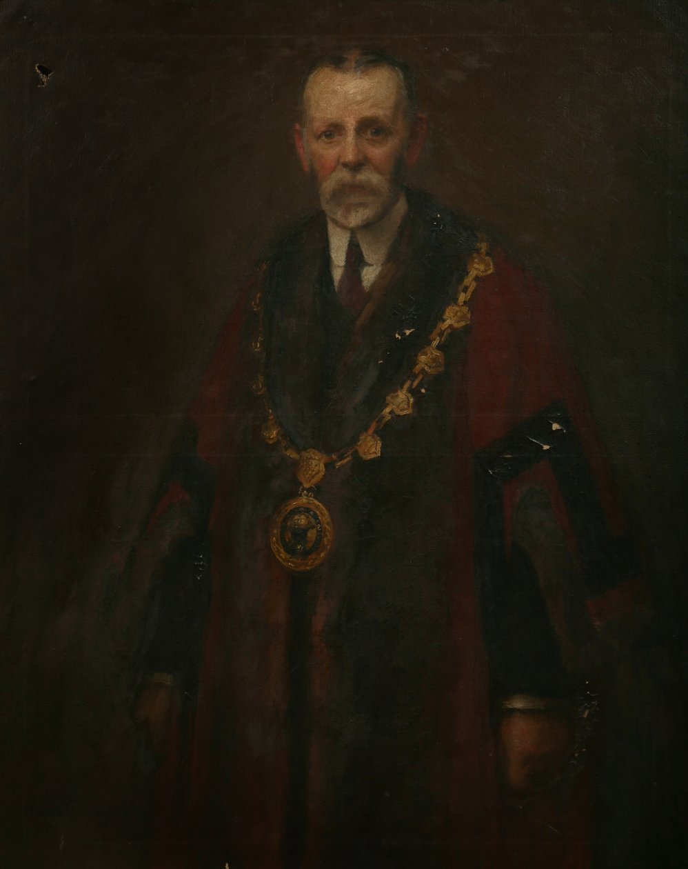 Wethouder A. K. Barnett, ca.1914 door Harold Harvey