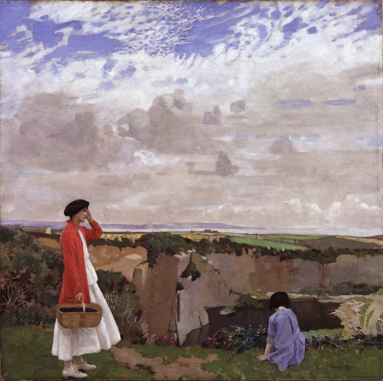 Bramen plukken door Harold Harvey