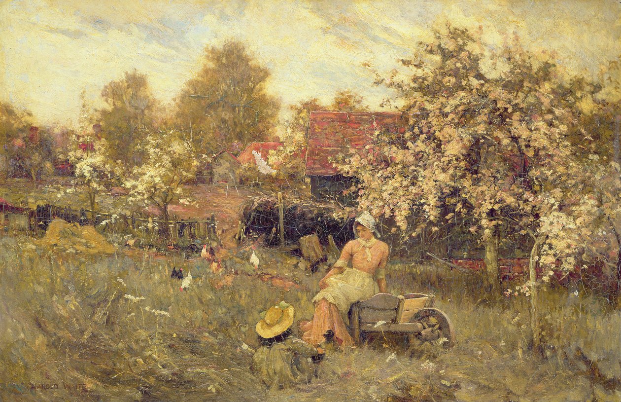 In de boomgaard door Harold Waite
