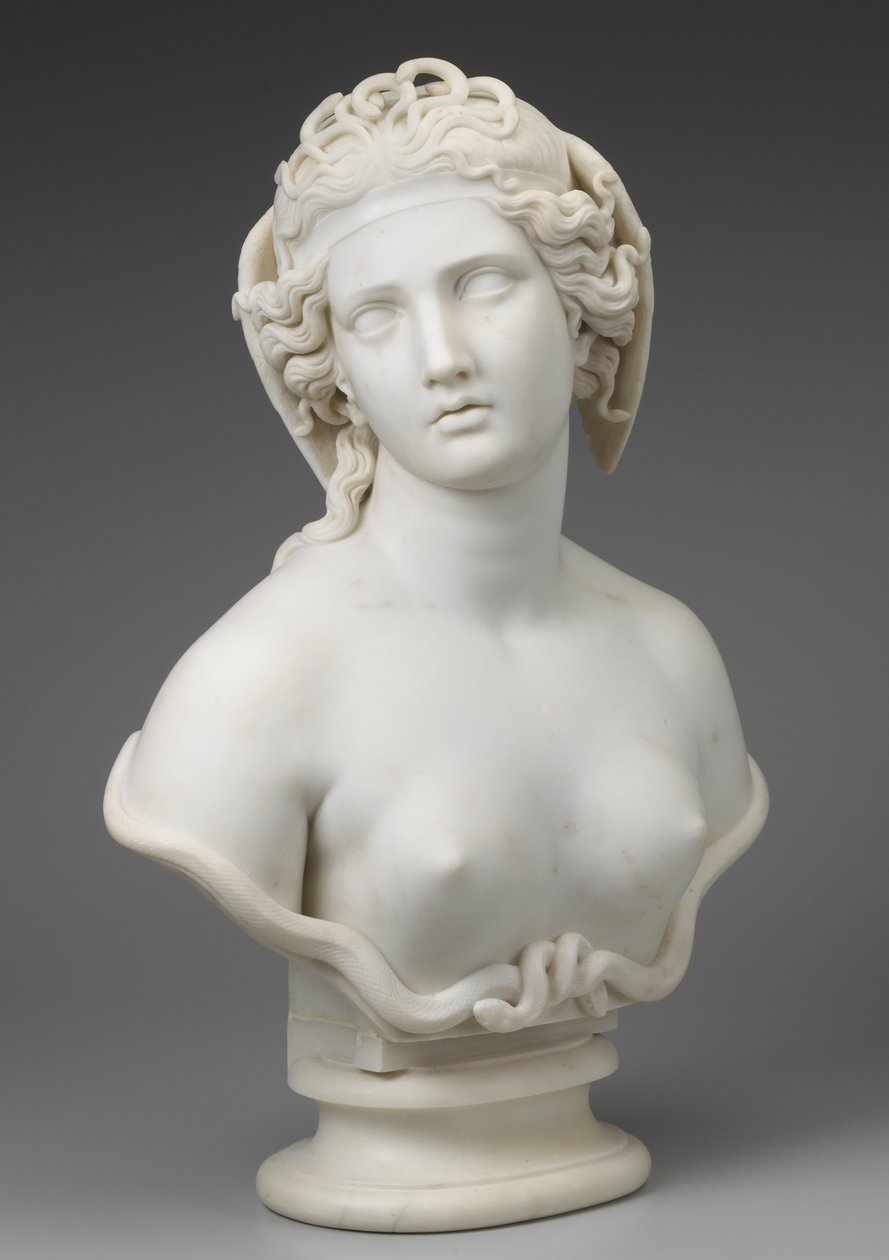 Medusa, ca. 1854 door Harriet Goodhue Hosmer