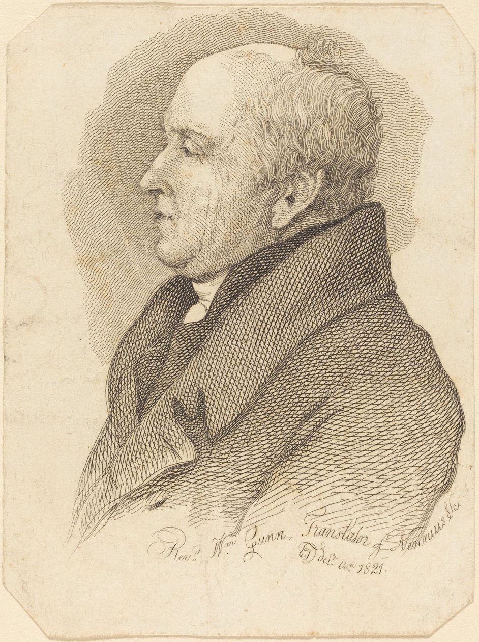 William Gunn door Harriet Gunn after E.J. Turner