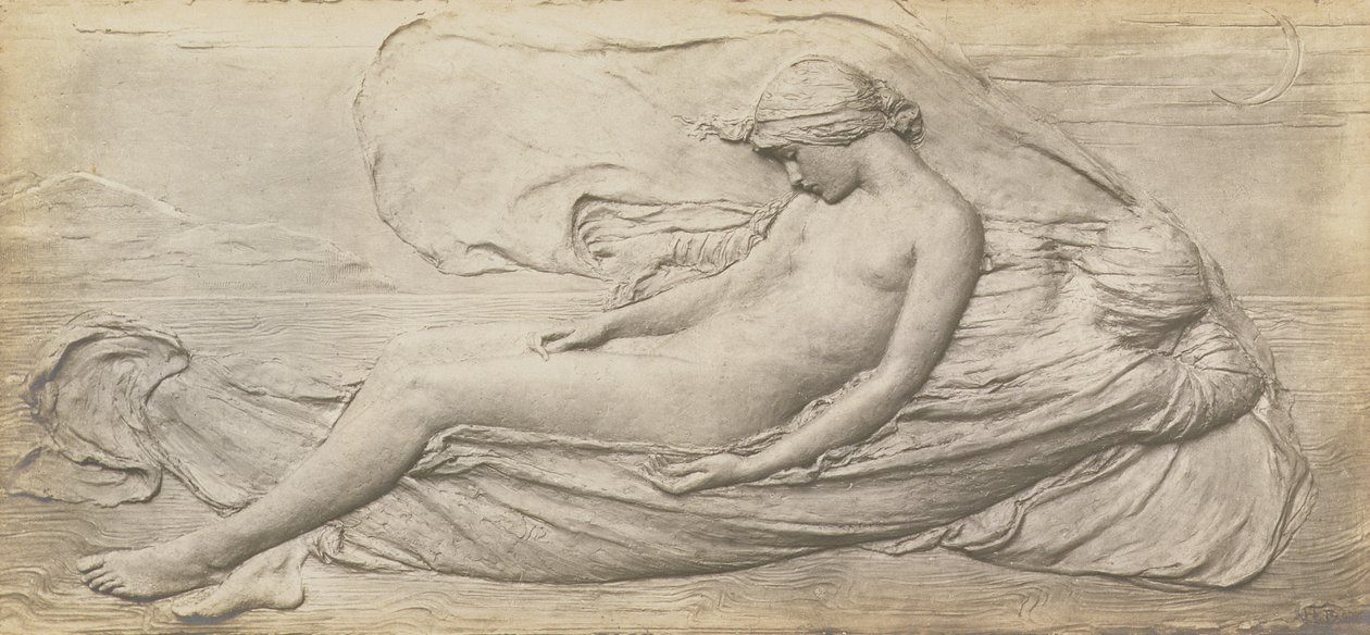 Het verhaal van Psyche: Psyche gedragen door Zephyr door Harry Bates