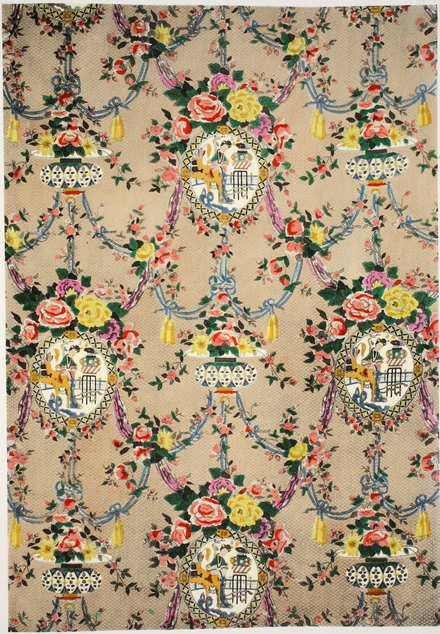 Chinese Chippendale medaillon, uitgegeven 1933 door Harry Wearne