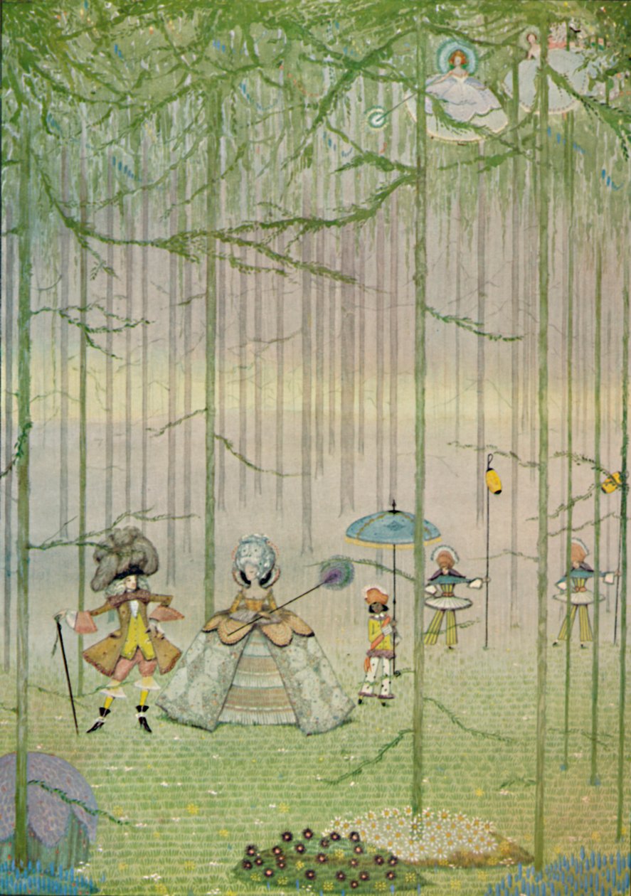 Riquet met de Kuif. Uit Charles Perraults Sprookjes door Harry Clarke