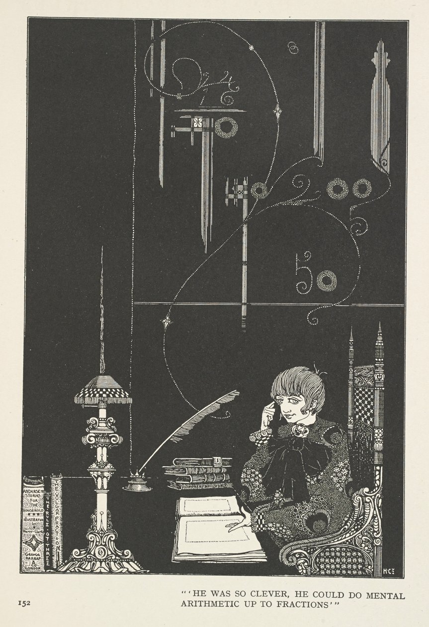 De Sneeuwkoningin. Hij was zo slim dat hij hoofdrekenen tot breuken kon doen. door Harry Clarke