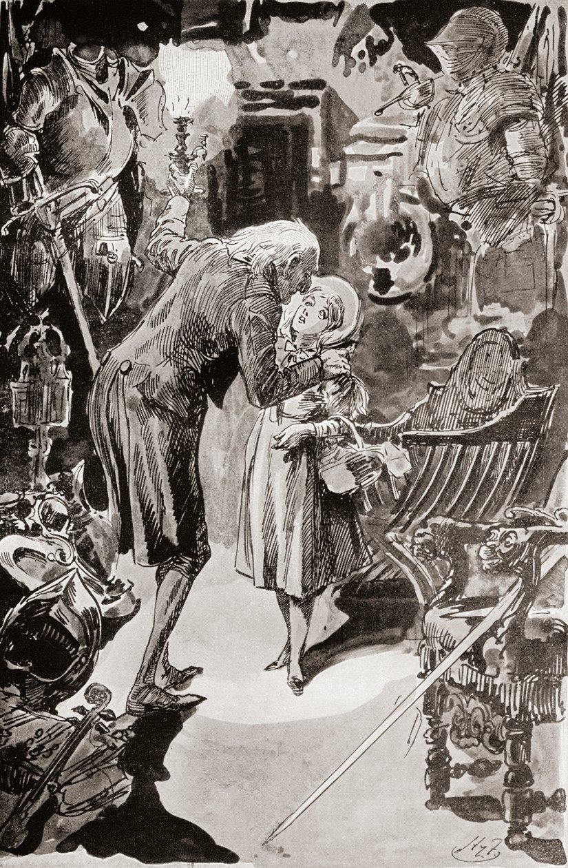 Illustratie voor De Oude Curiositeitenwinkel van Charles Dickens door Harry Furniss