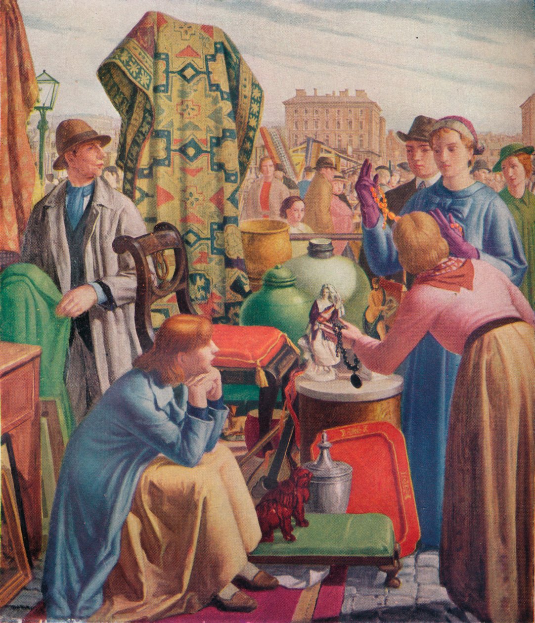 Caledonian Market, 1936 door Harry Morley