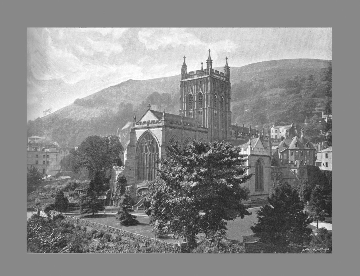 Priorijkerk, Great Malvern, ca. 1900 door Harvey Barton