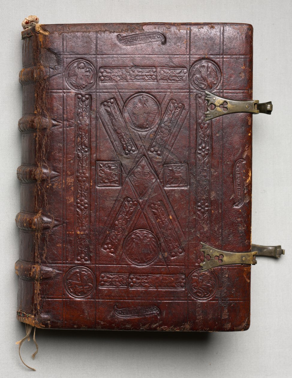 Evangelieboek met evangelistenportretten, ca. 1480 door Hausbuch Master