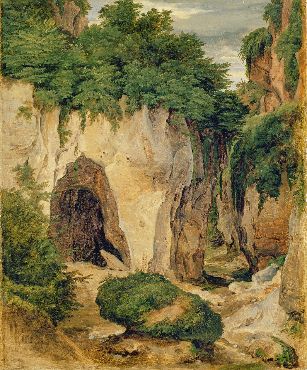 Rotsen bij Sorrento door Heinrich Reinhold