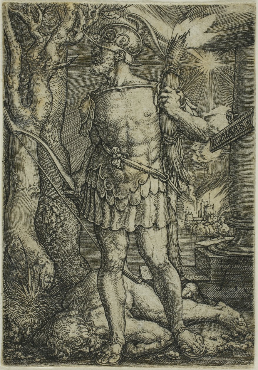 Mars door Heinrich Aldegrever