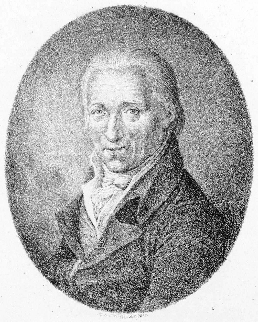 Afgebeelde persoon:  Johann Baptist Vanhal door Heinrich Eduard Winter