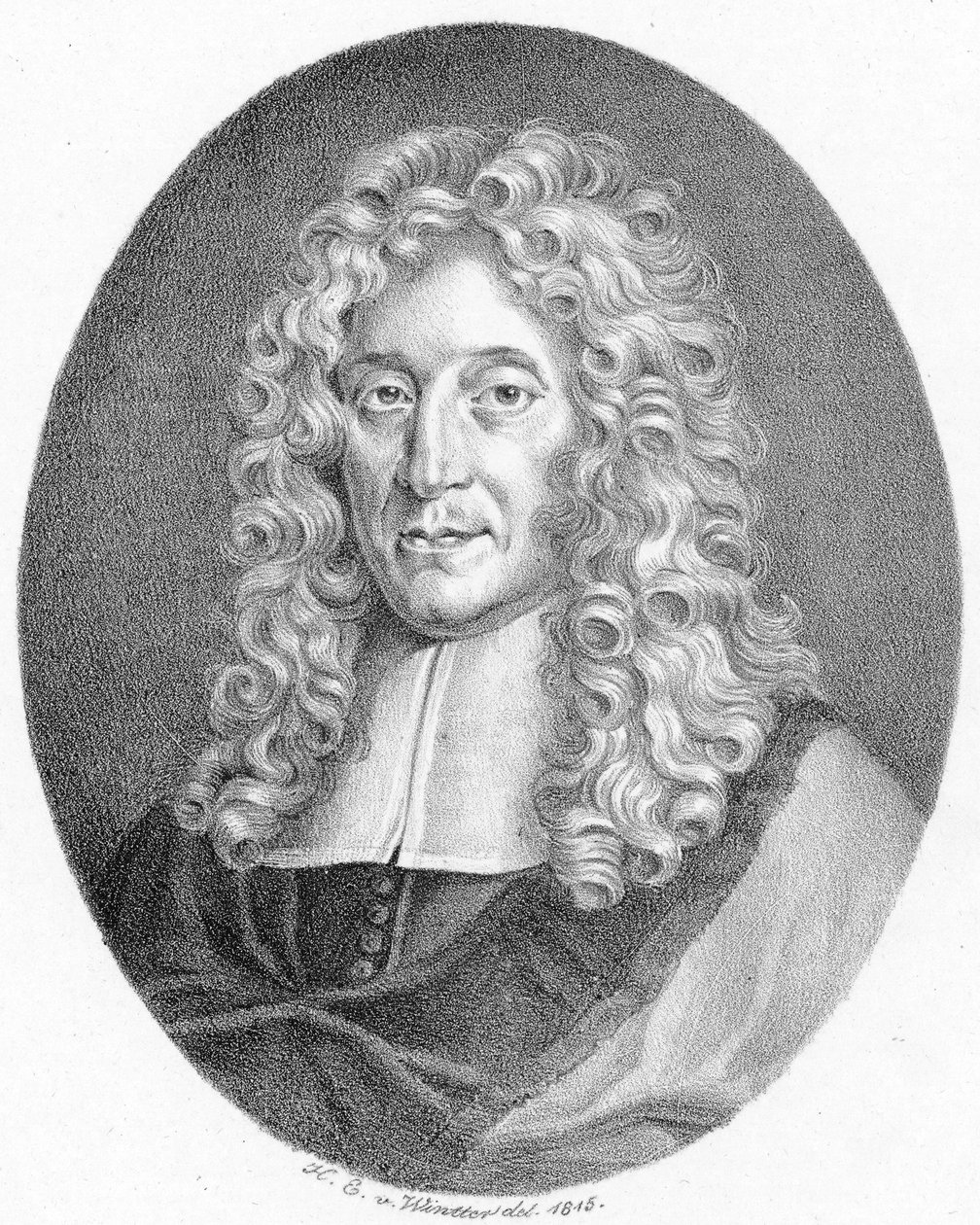 Afgebeelde persoon:  Johann Kaspar Kerll door Heinrich Eduard Winter