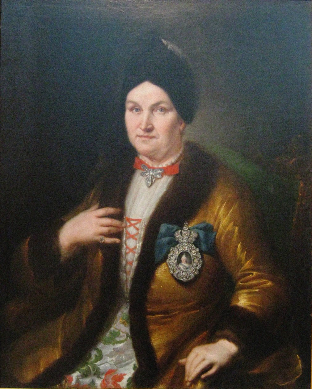 Natalia Demyanovna Razumovskaya, 1746 door Heinrich Gottlieb Häuser