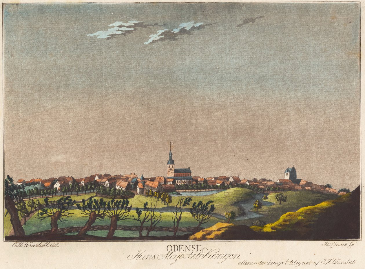 Odense door Heinrich Grosch
