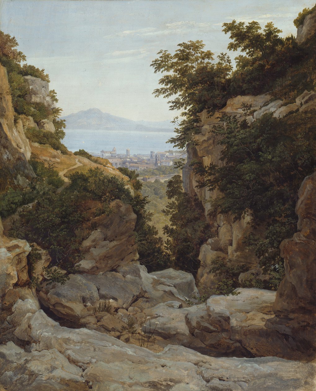 Italiaans landschap door Heinrich Reinhold