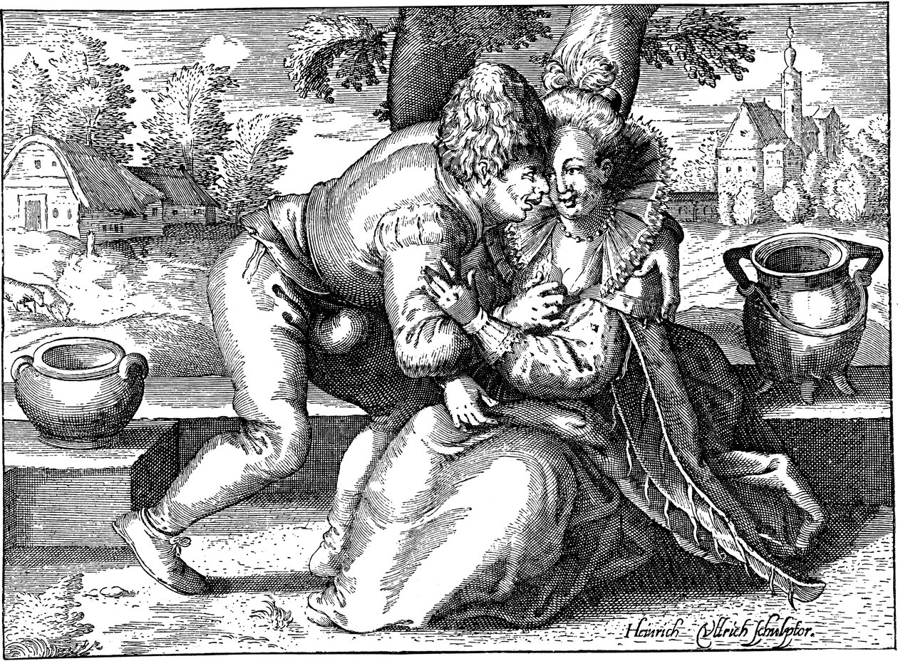 Verliefde boer door Heinrich Ullrich