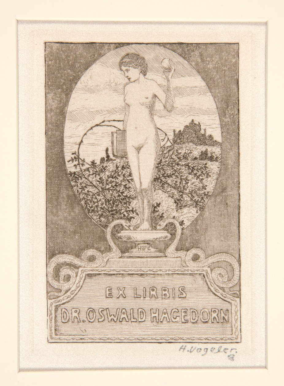 Boekplaten door Heinrich Vogeler