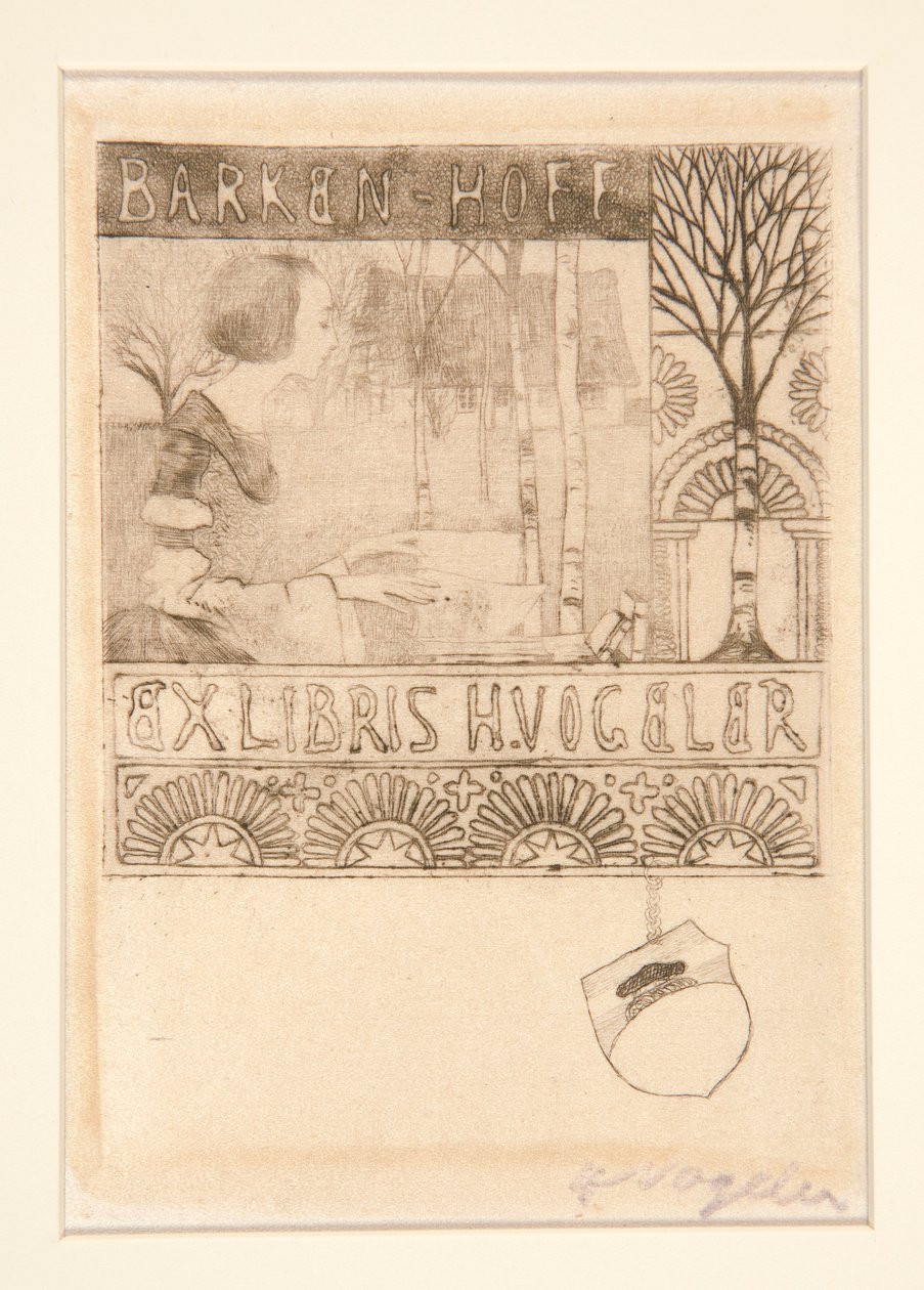 Boekplaten door Heinrich Vogeler