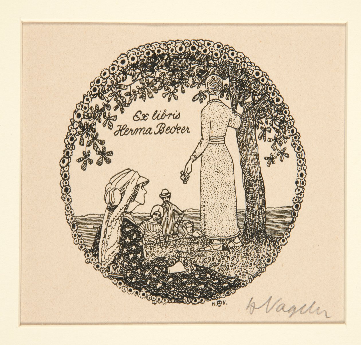 Boekplaten door Heinrich Vogeler