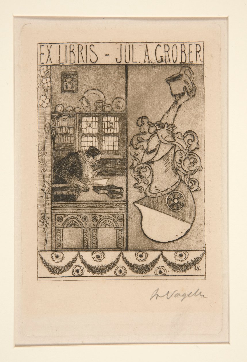 Boekplaten door Heinrich Vogeler