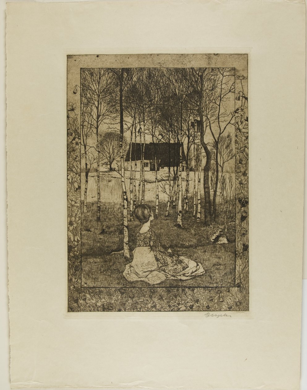 Lente door Heinrich Vogeler