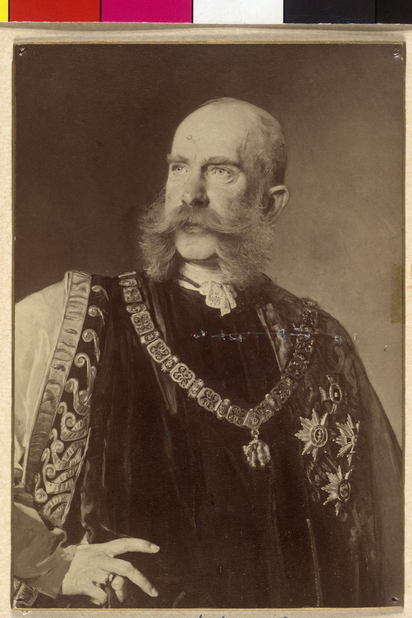 Keizer van Oostenrijk Franz Joseph I door Heinrich von Angeli