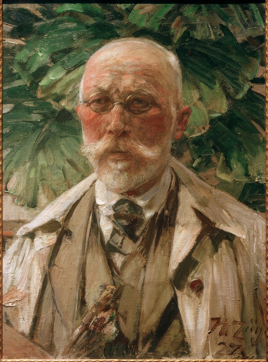 Zelfportret door Heinrich von Zügel