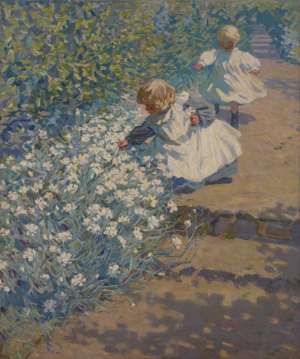 Bloemen plukken door Helen Galloway McNicoll