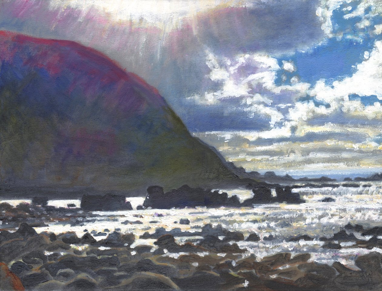 Licht rolt binnen, 2013 door Helen White