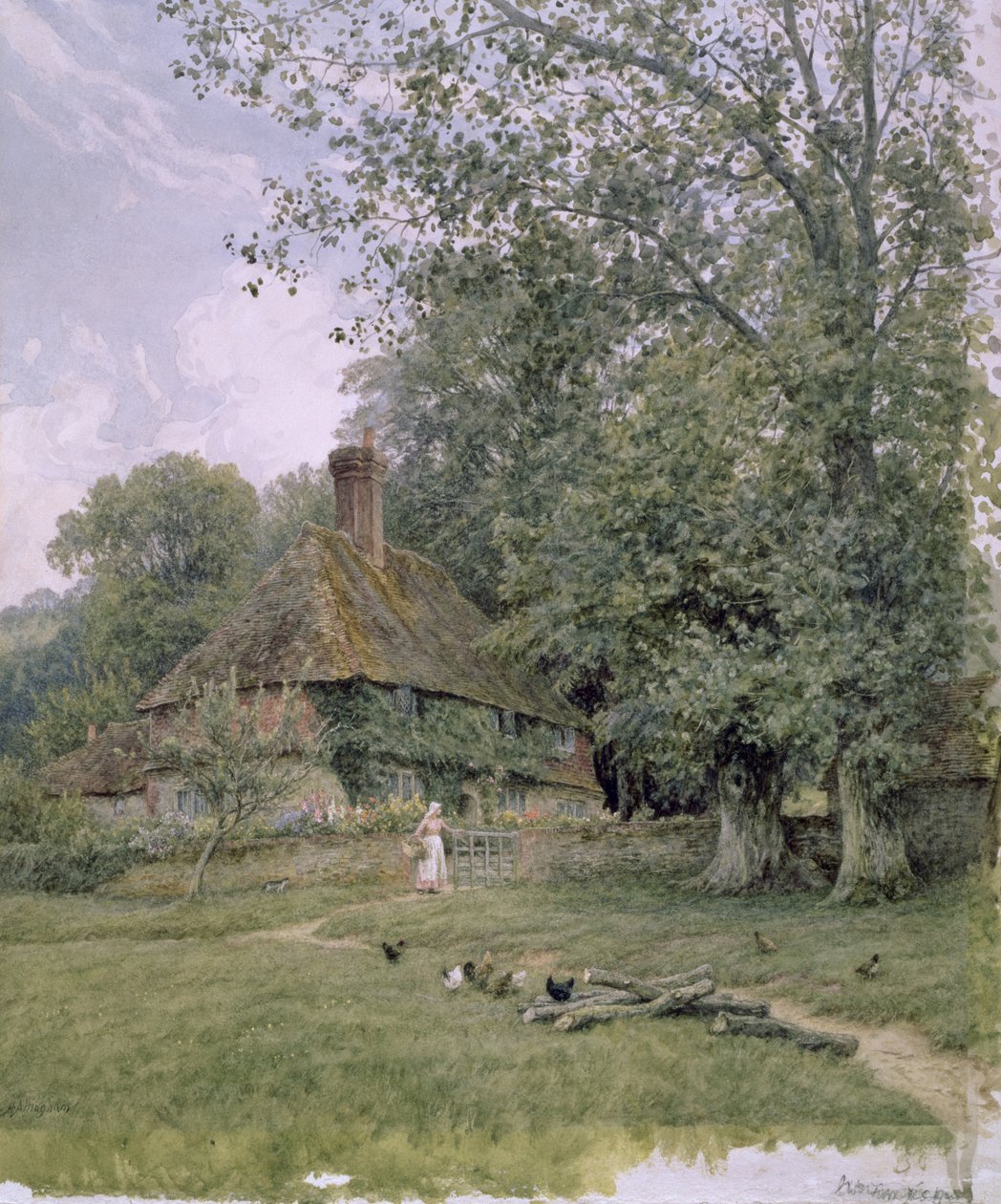 Valewood boerderij, 1891 door Helen Allingham