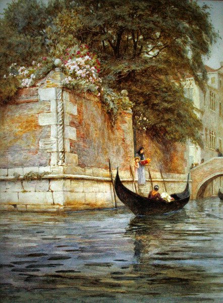 Venetië door Helen Allingham