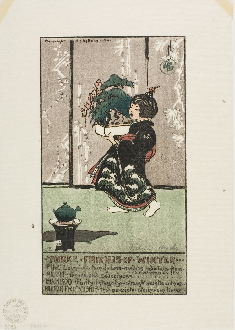 Drie Vrienden van de Winter door Helen Hyde