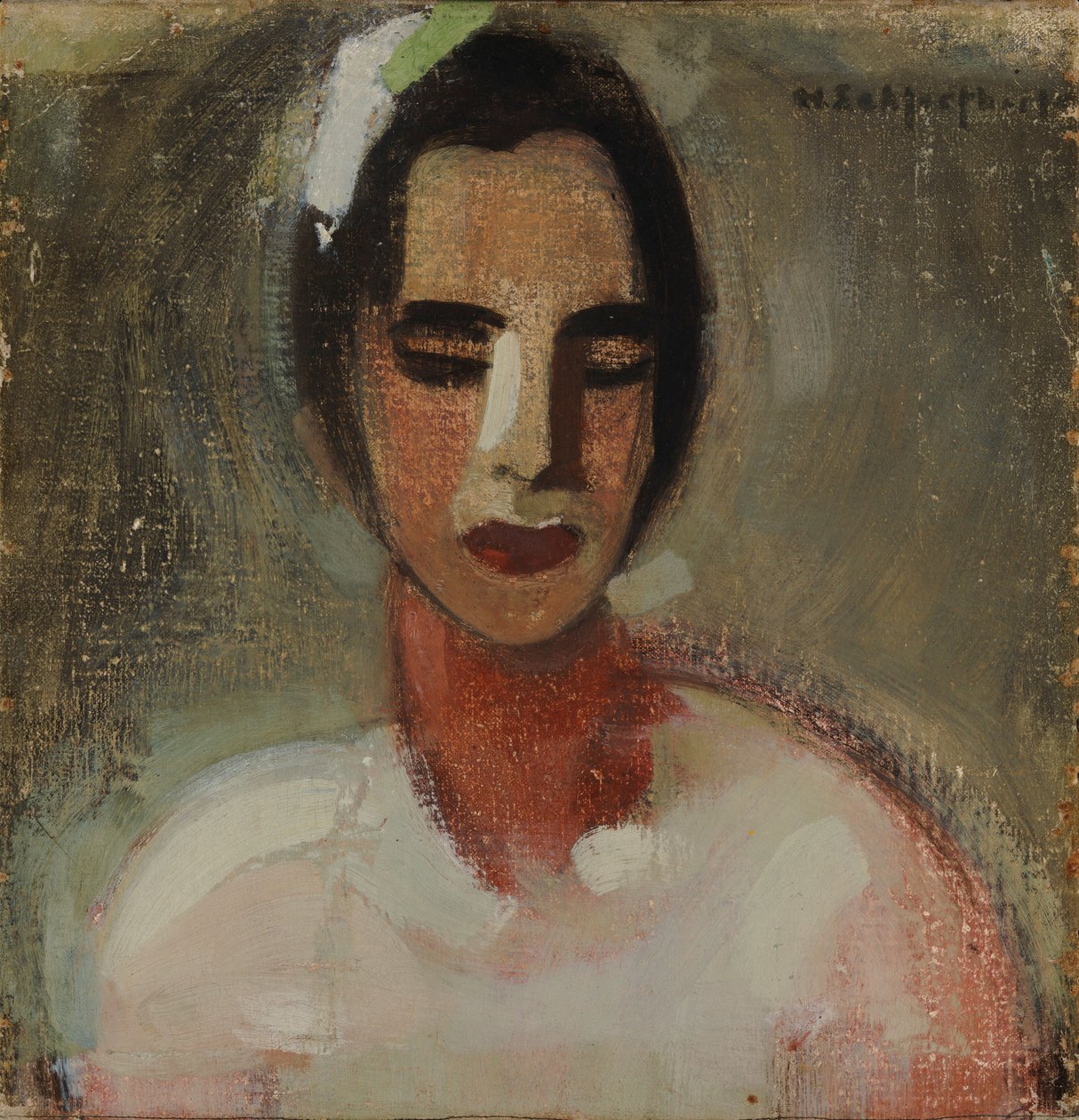 Meisje uit Californië I door Helene Schjerfbeck