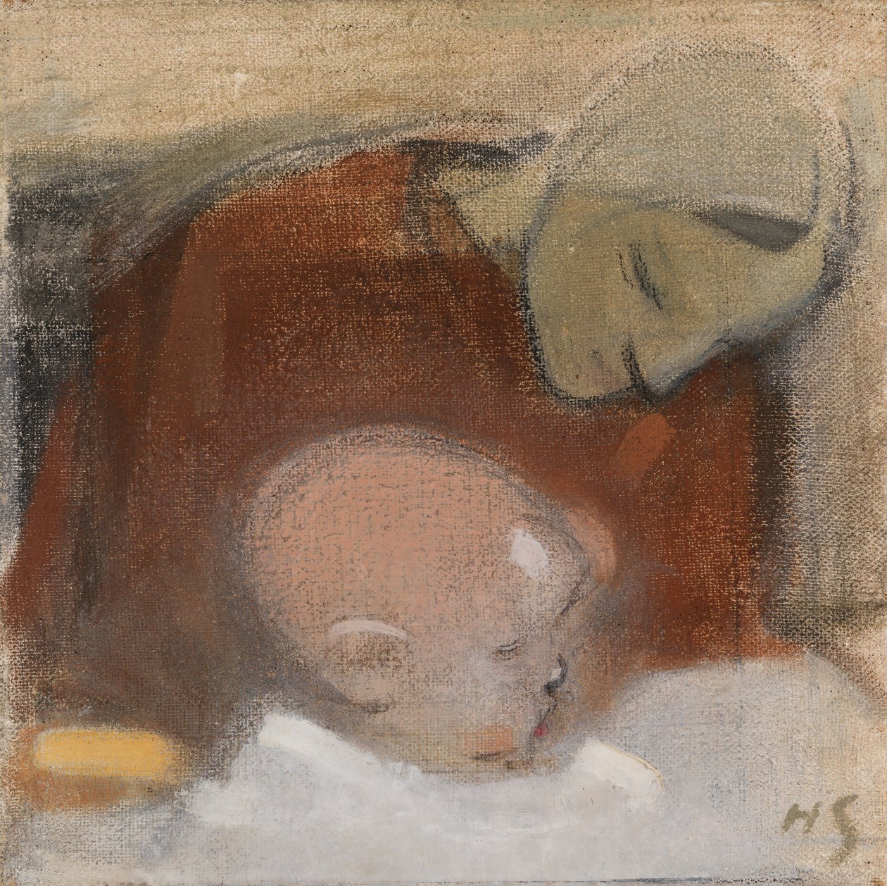 Moeder en kind door Helene Schjerfbeck