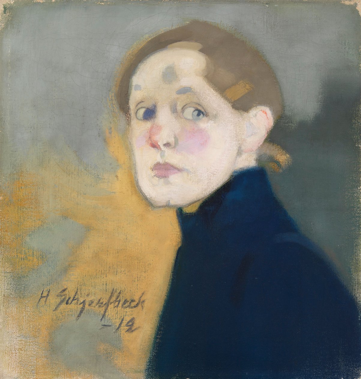 Zelfportret door Helene Schjerfbeck