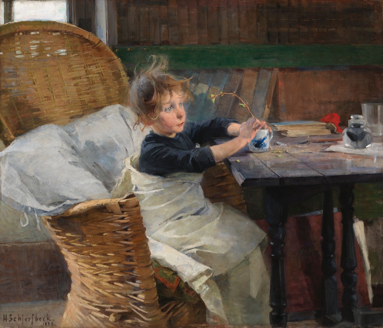 De herstellende door Helene Schjerfbeck