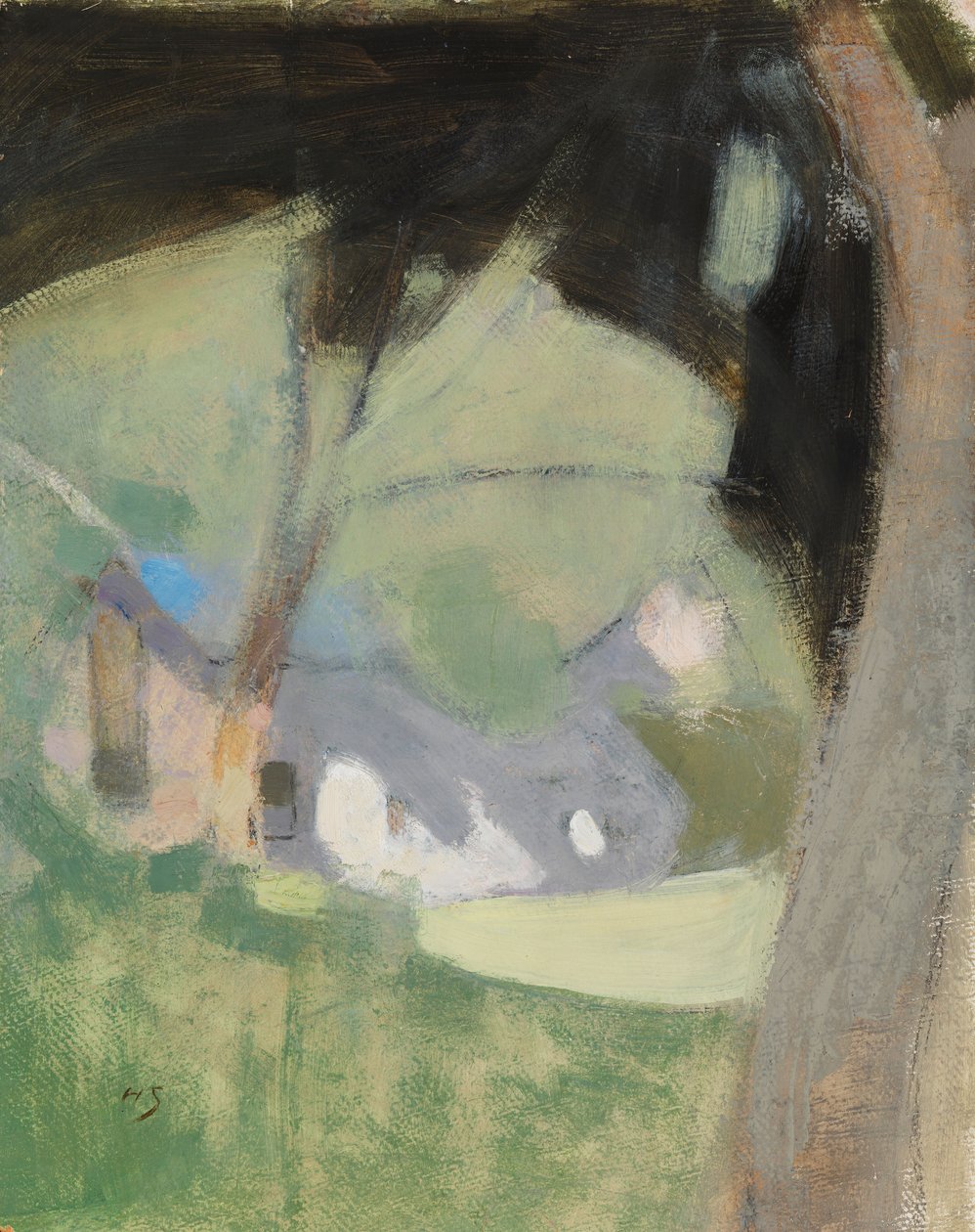 De Oude Brouwerij (Compositie) door Helene Schjerfbeck