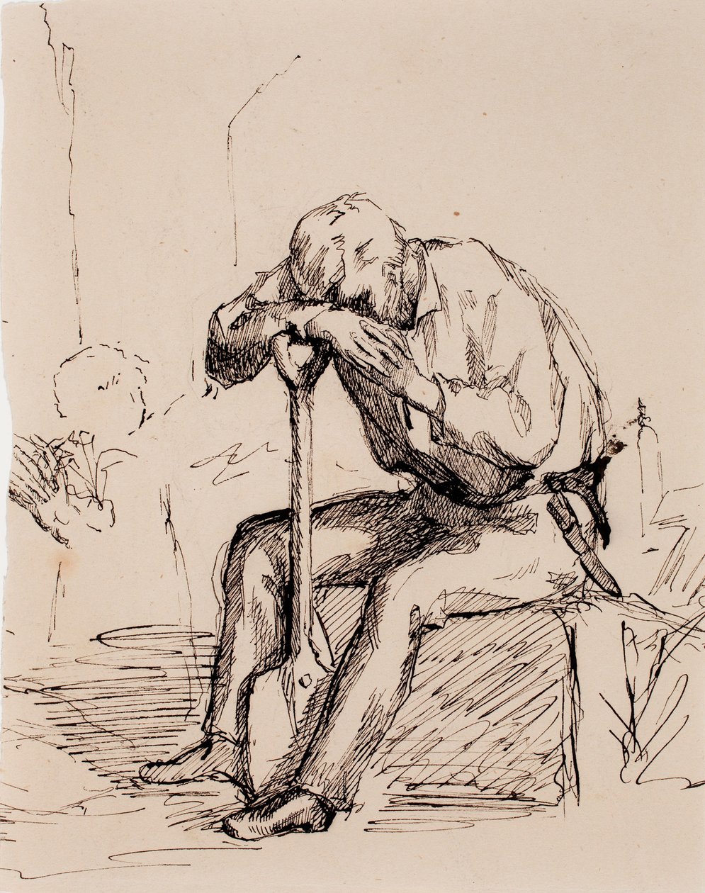 Zonder titel door Helene Schjerfbeck