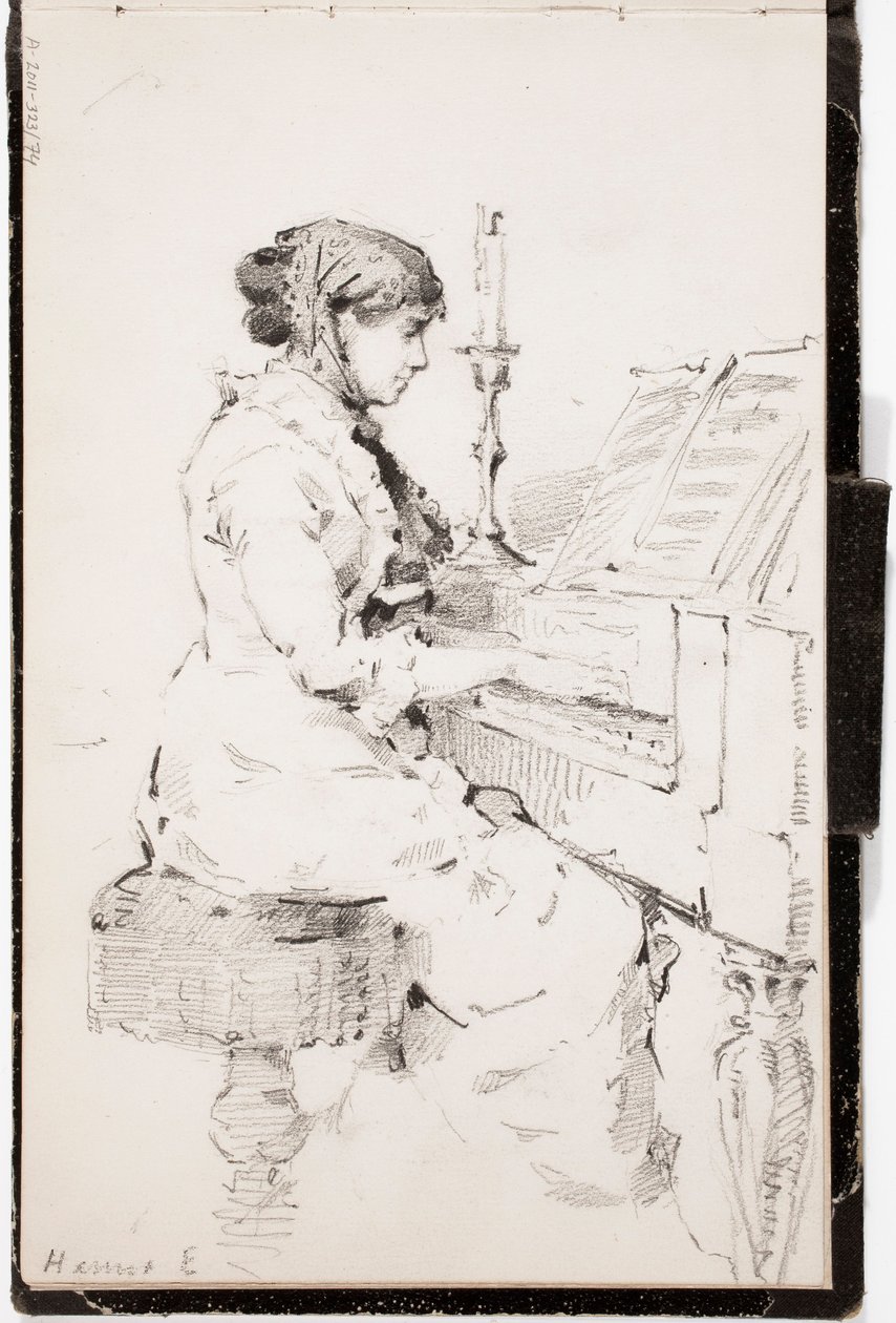 Zonder titel door Helene Schjerfbeck