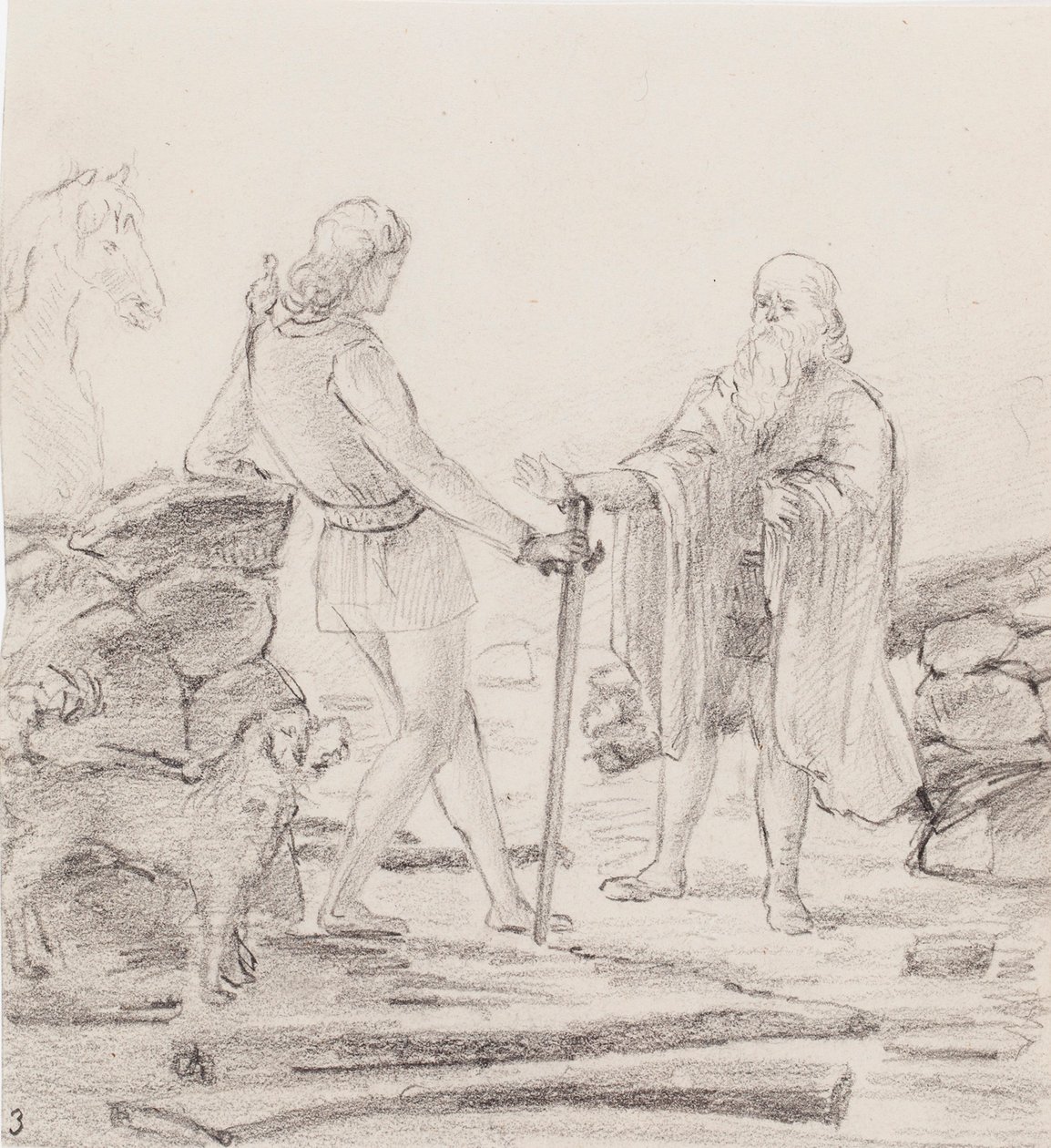Zonder titel door Helene Schjerfbeck