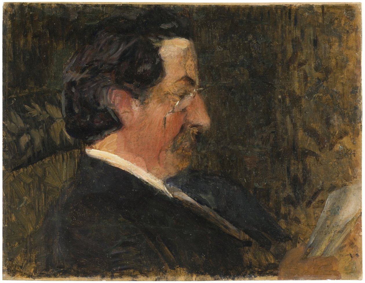 De heer Andersson van Främsta, docent aan de Folh High School door Helmer Osslund