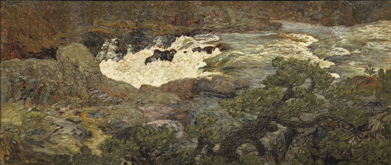 Waterval, Porjus door Helmer Osslund