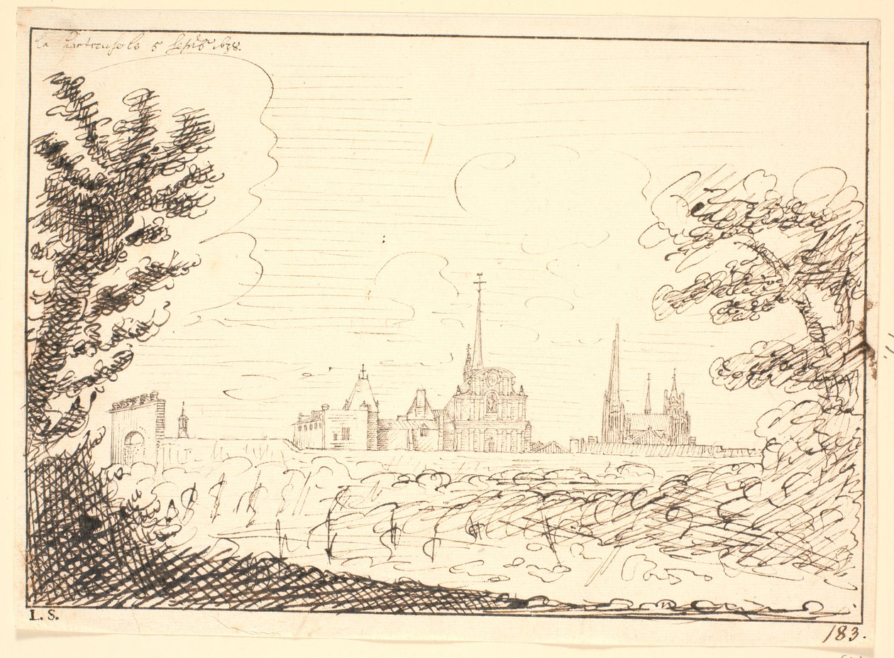 Prospect van Notre-Dame-de-la-Miséricorde, Bordeaux door Hem