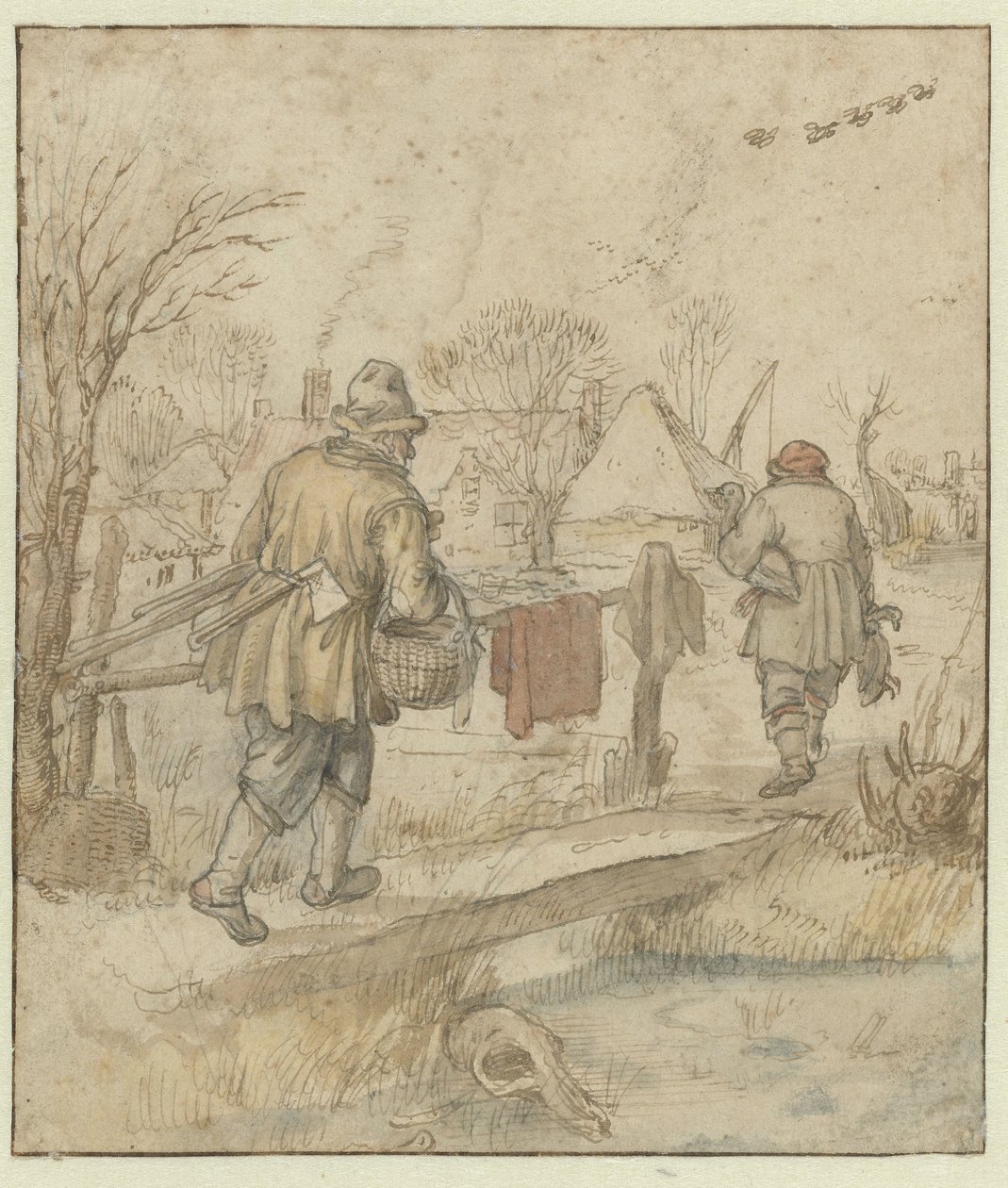 Terugkeer van de eendenjagers door Hendrick Avercamp