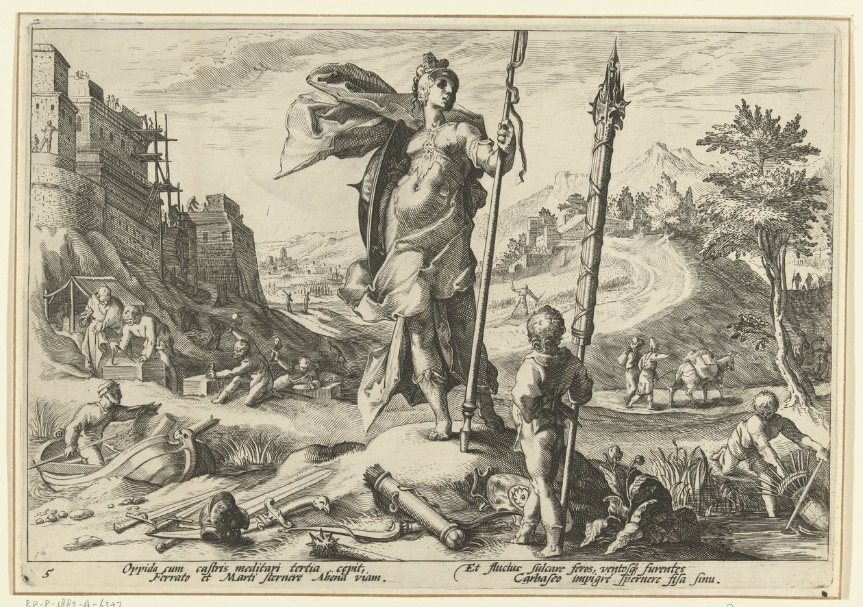 Bronzen Eeuw door Hendrick Goltzius (workshop of)