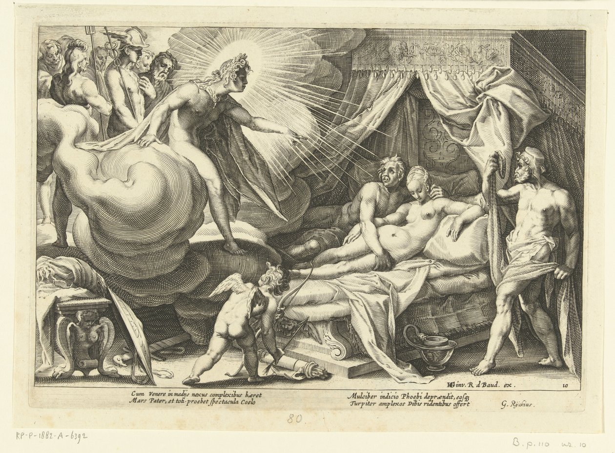 Venus en Mars door Apollo verrast Ovidius