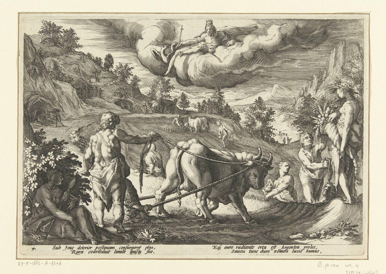 Zilveren Eeuw door Hendrick Goltzius (workshop of)