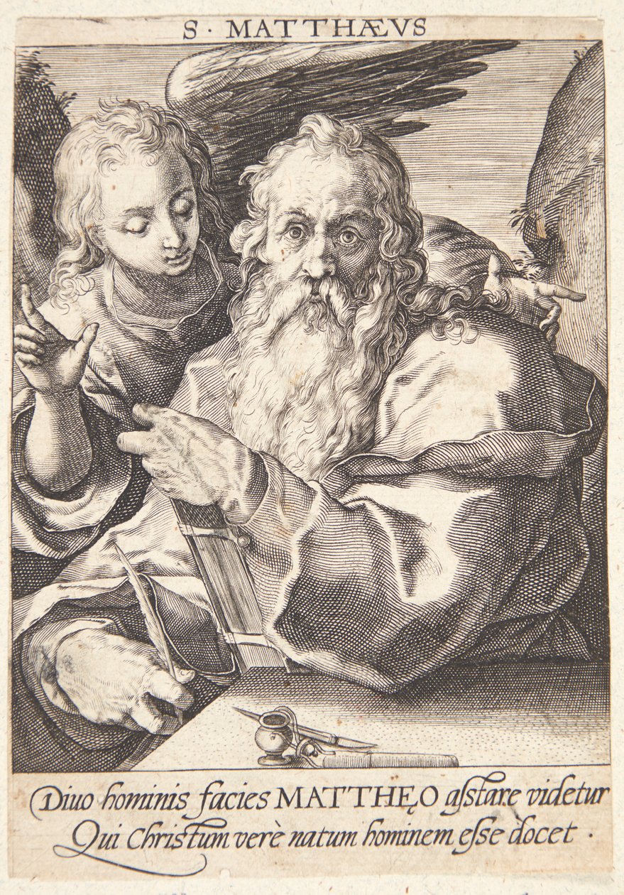 De apostel Paulus door Hendrick Goltzius